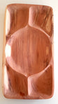 Plat en bois de thuya ABSTRACTION N°3  34x15x3cm