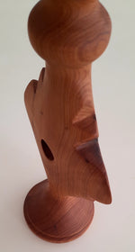 Bougeoir en bois de thuya TAMO 35x18cm