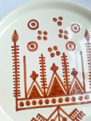 Assiette en céramique TAJ Terracotta 19cm