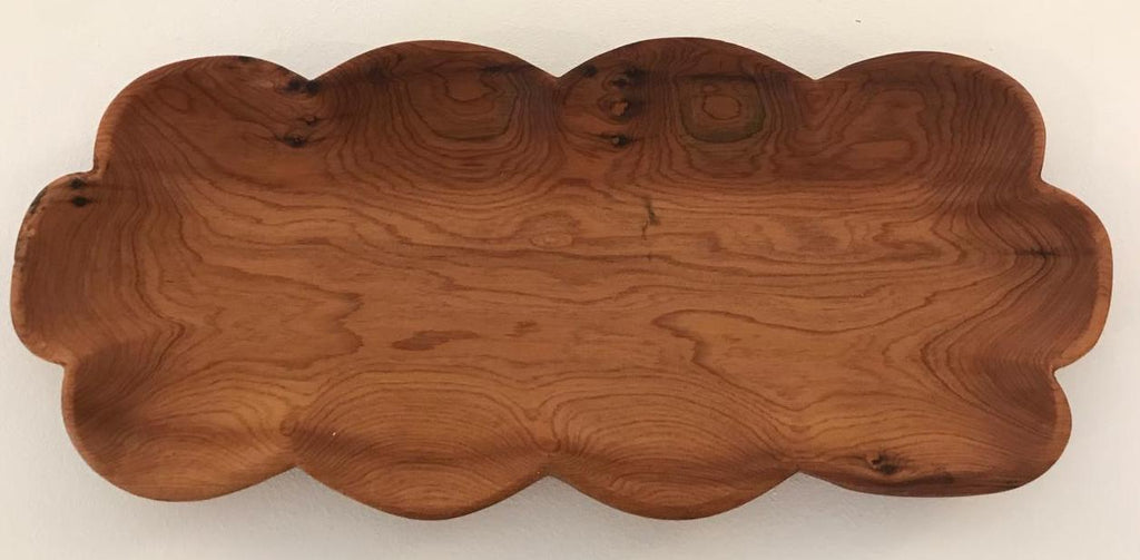 Plat en bois de thuya ARCADES 34x15 cm