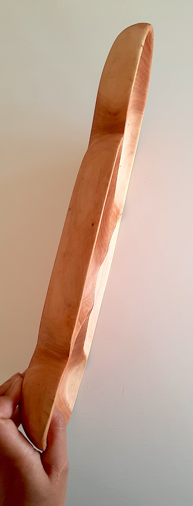 Plat en bois de thuya ABSTRACTION N°1 46x23x4cm