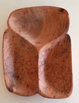 Plat en bois de thuya ABSTRACTION LOUPE  23x31x4 cm