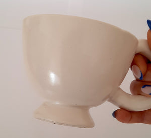 Tasse en céramique blanche mate NUAGE Blanc