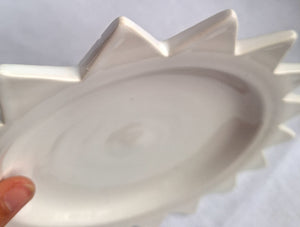 Assiette en céramique Moyen SHAMS Blanc 20cm