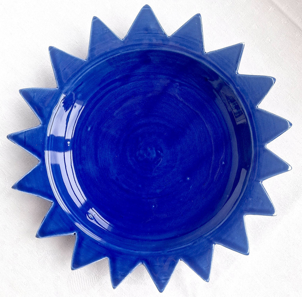 Assiette en céramique Moyen SHAMS Bleu 20cm
