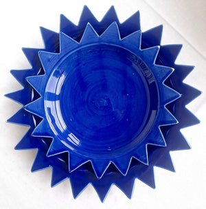 Assiette en céramique Grand SHAMS Bleu 26cm