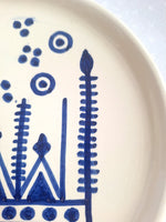 Assiette en céramique TAJ Bleu 19cm