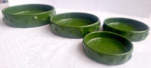 Set de 4 saladiers en céramique REGARDE Vert