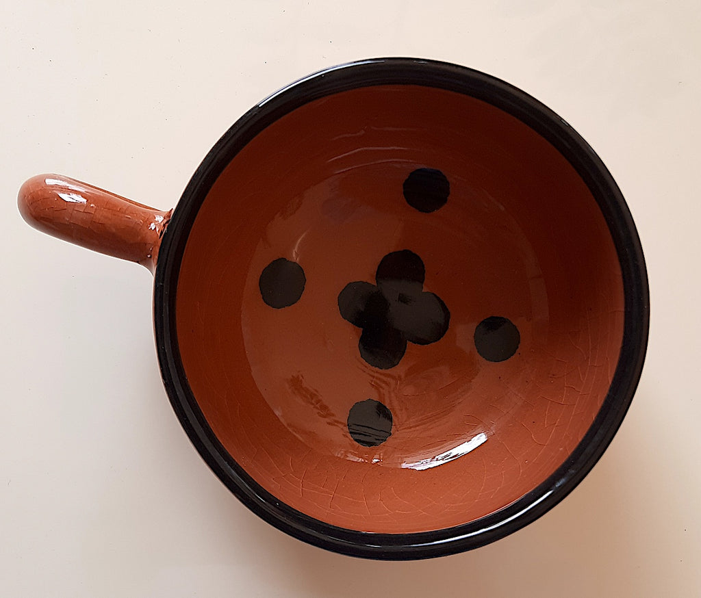 Tasse en terre cuite vernissée CADE NOIR
