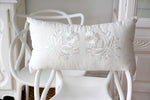 Coussin CHANTILLY NEIGE Blanc 30x70cm