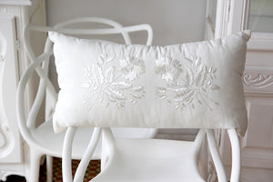 Coussin CHANTILLY NEIGE 30x70cm