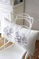 Coussin CHANTILLY NEIGE Blanc 30x70cm